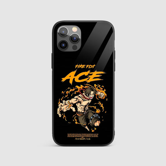 Fire Fist Ace Minimal Silicone Armored Phone Case by Anime Phone Cover