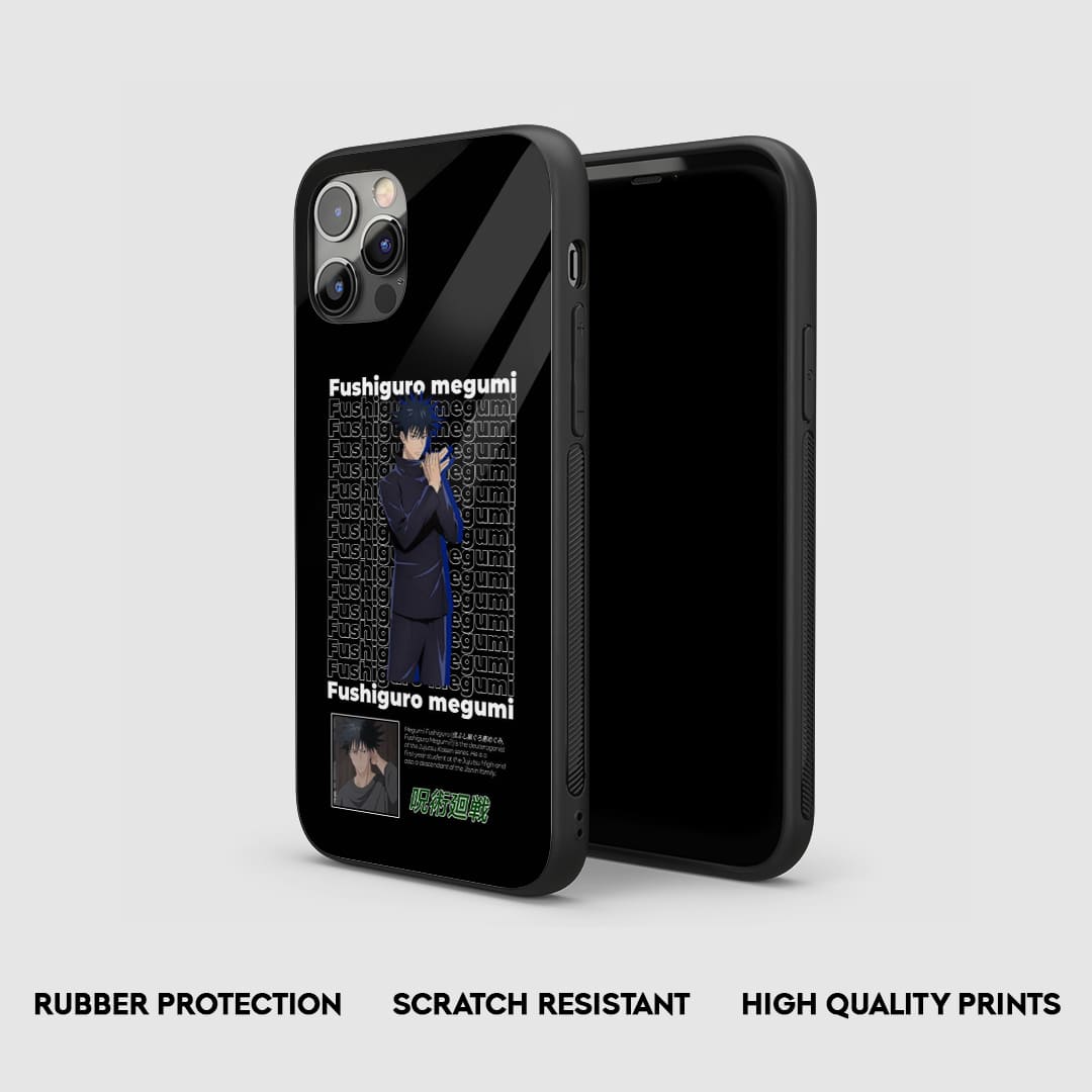 Fushiguro Pattern Silicone Armored Phone Case by Anime Phone Cover