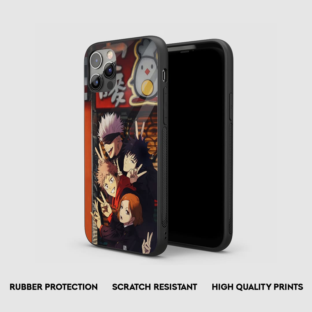 Gojo Team Silicone Armored Phone Case by Anime Phone Cover