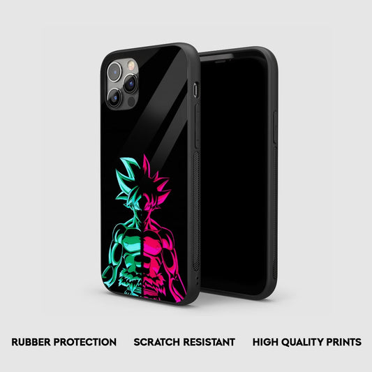 Goku Neon Silicone Armored Phone Case