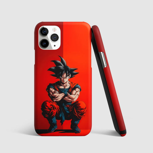 Goku Red Phone Cover by Anime Phone Cover
