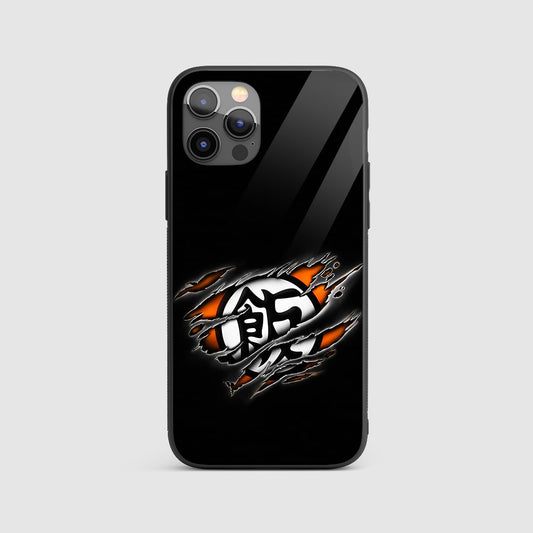 Goku Symbol Minimal Silicone Armored Phone Case by Anime Phone Cover