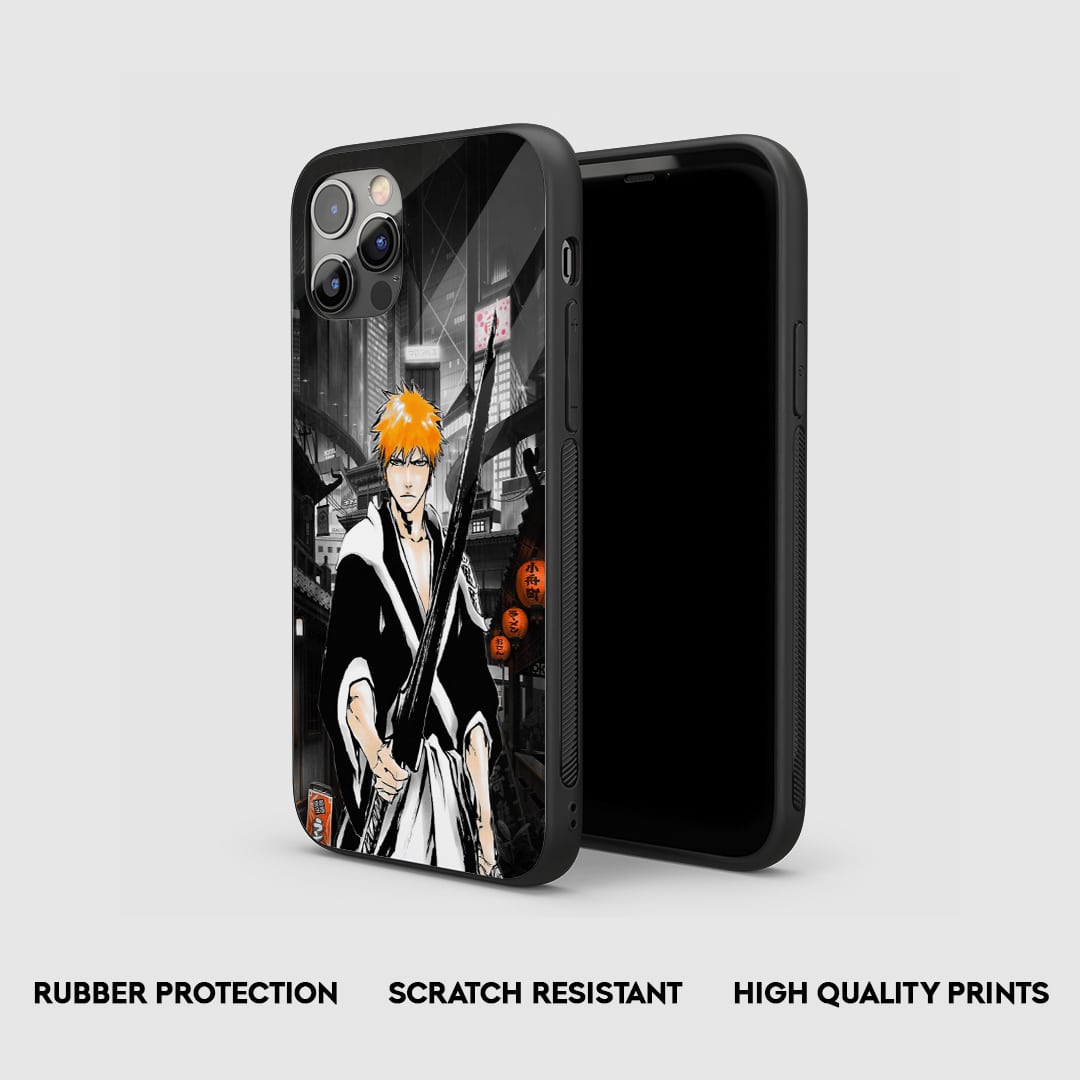 Ichigo Night Silicone Armored Phone Case by Anime Phone Cover