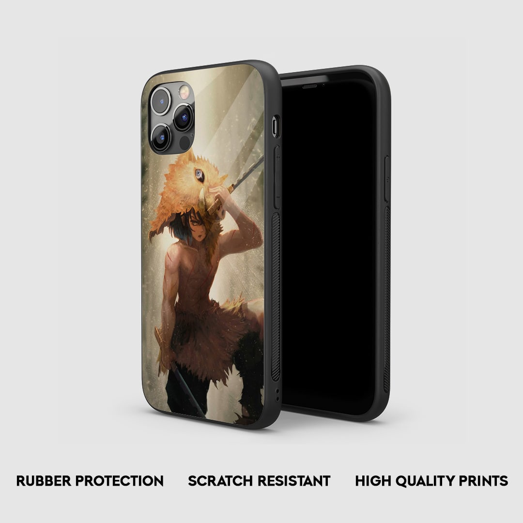 Inosuke Graphic Silicone Armored Phone Case by Anime Phone Cover