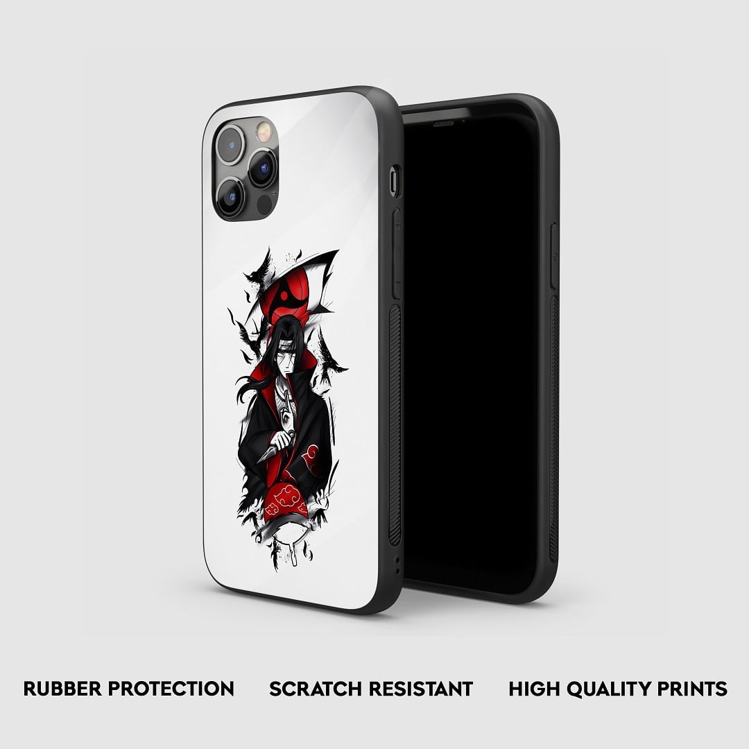 Itachi White Silicone Armored Phone Case by Anime Phone Cover