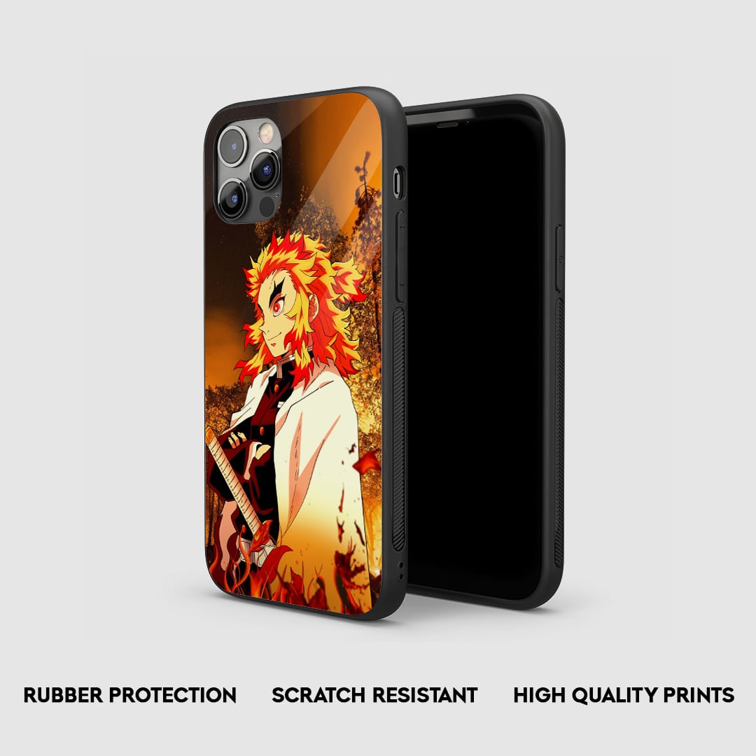 Kyojuro Rengoku Silicone Armored Phone Case by Anime Phone Cover