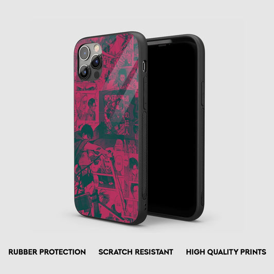 Levi Ackerman Manga Silicone Armored Phone Case by Anime Phone Cover