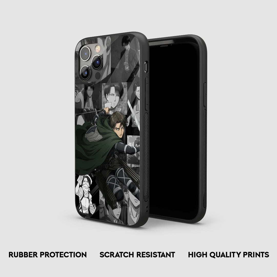 Levi Scout Regiment Silicone Armored Phone Case by Anime Phone Cover
