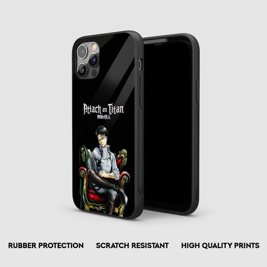 Levi Ackerman Throne Silicone Armored Phone Case