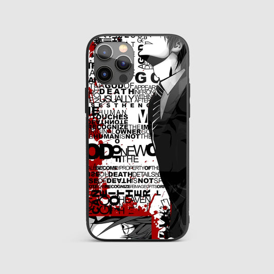 Light Yagami Blood Silicone Armored Phone Case