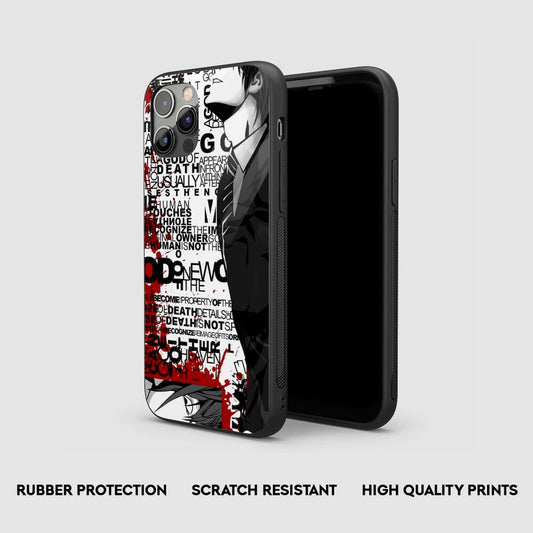 Light Yagami Blood Silicone Armored Phone Case by Anime Phone Cover