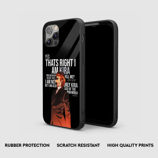 Light Yagami God Kira Silicone Armored Phone Case by Anime Phone Cover
