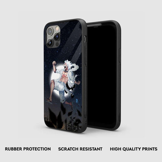 Luffy Moon Silicone Armored Phone Case by Anime Phone Cover