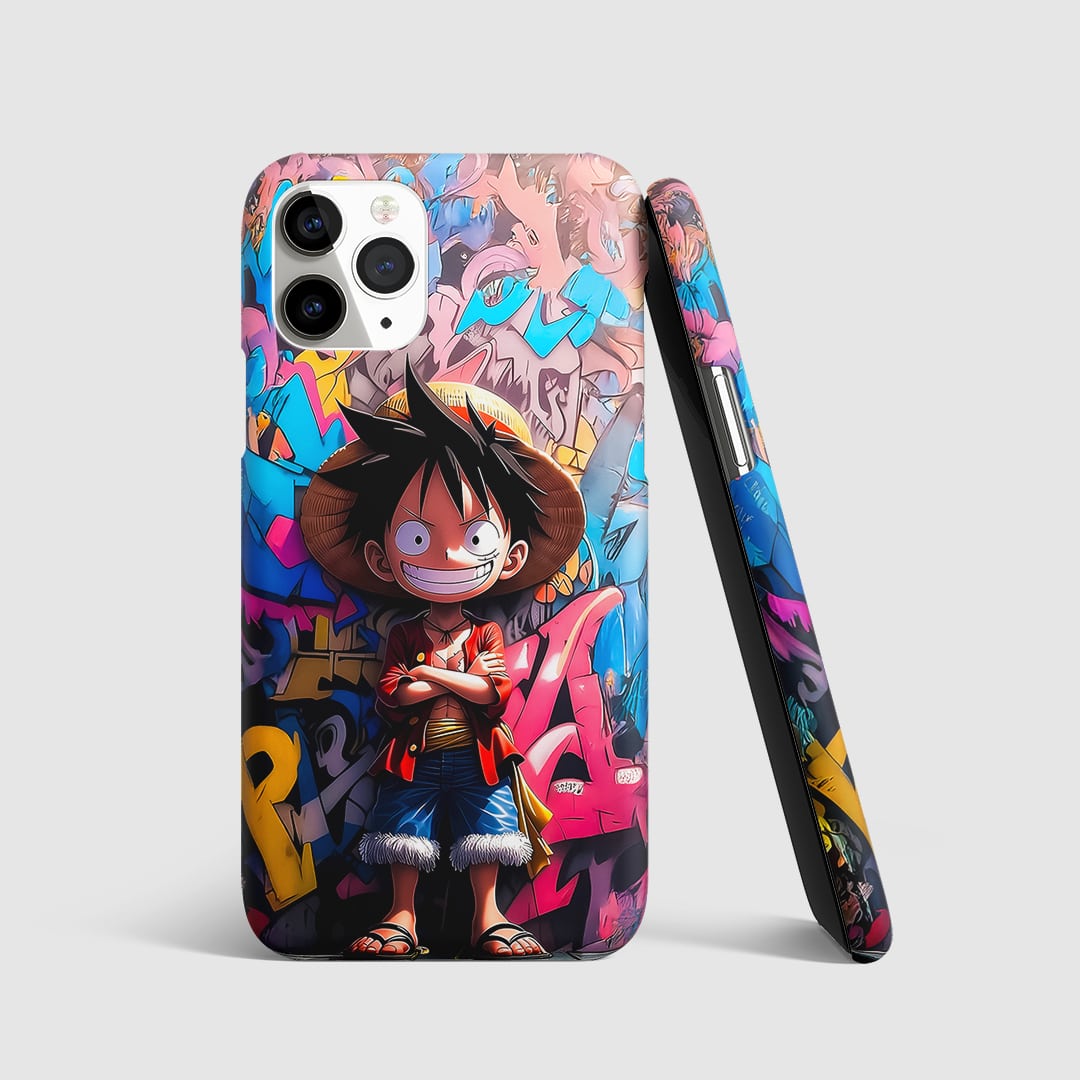 Luffy Graffiti Phone Cover by Anime Phone Cover