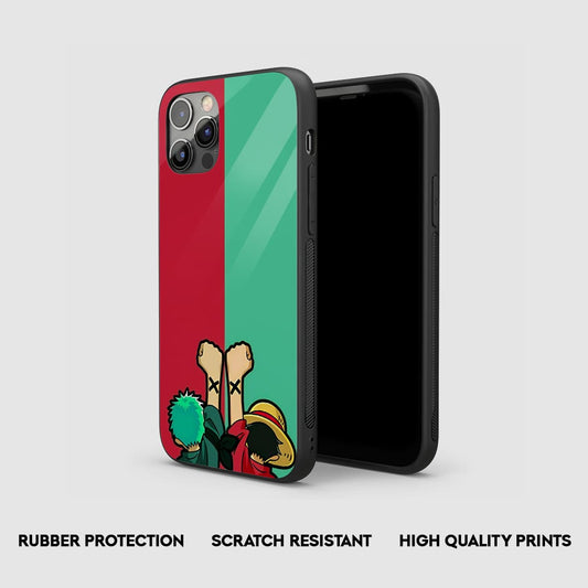 Luffy and Zoro Silicone Armored Phone Cover