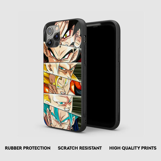 Goku All Forms Silicone Armored Phone Case