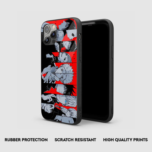Jujutsu Kaisen Side Scroll Silicone Armored Phone Case